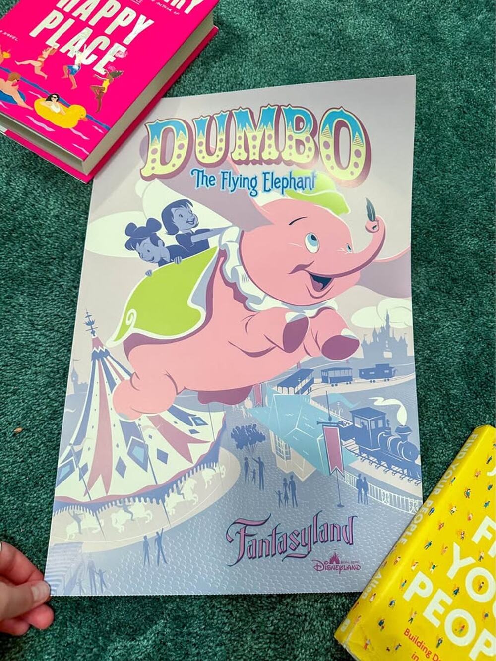 Hong Kong Disneyland Dumbo The Flying Elephant Fantasyland Poster